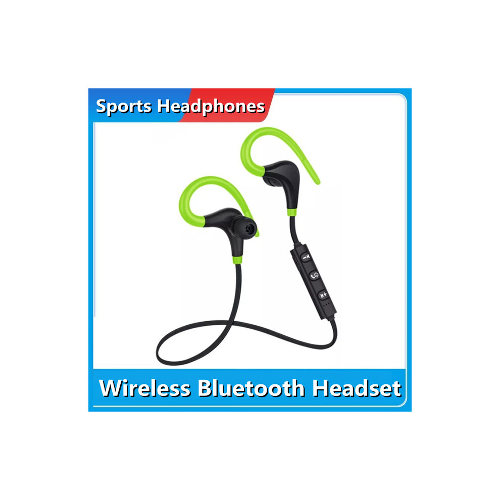 (A-) Olaf Bluetooth Earphones Wireless Headphones Noise Canceling Stereo Blutooth Handsfree Earbuds Sports Headsets Neckband With Mic Green 4851204927947