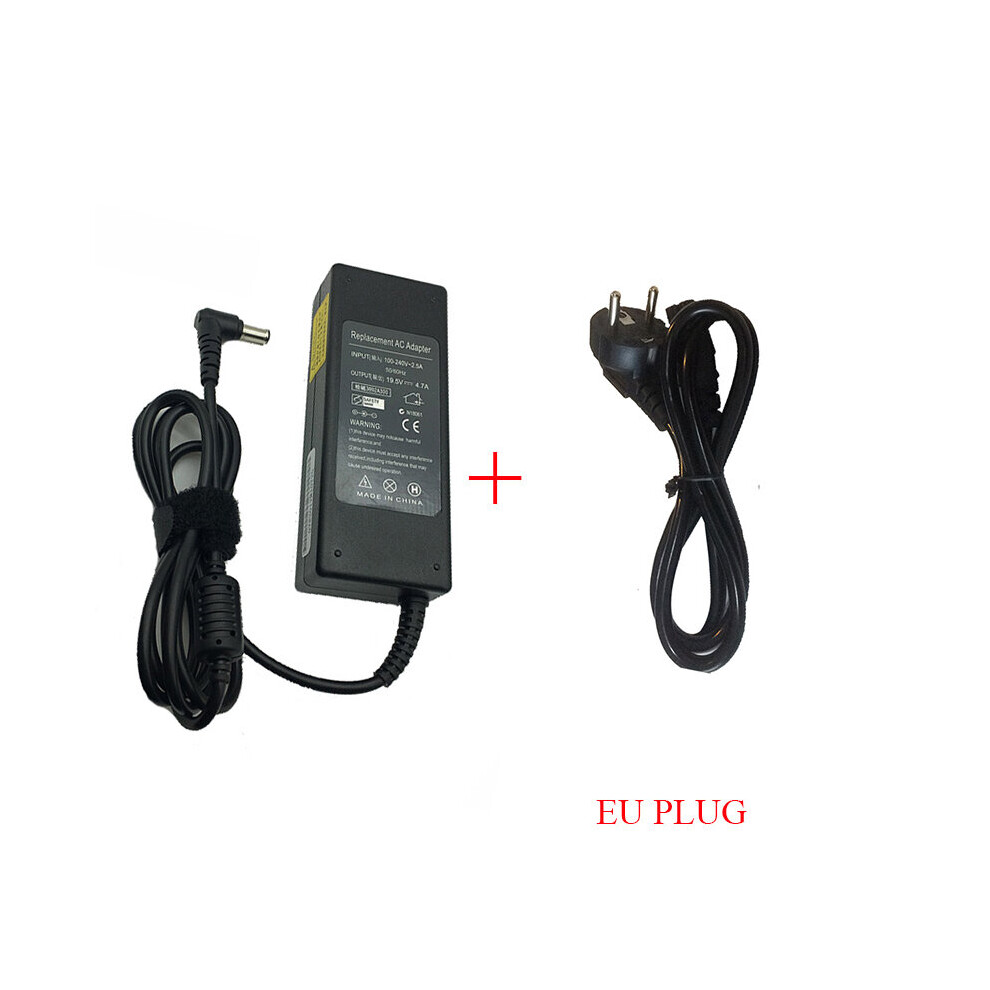 (A-With Eu Plug) 19.5V 4.7A 90W 6.5*4.4Mm Charger Ac Laptop Adapter For Sony Vaio Pcg-61511L Vgp-Ac19v20 Vgp-Ac19v29 Vgp-Ac19v31 Vgp-Ac19v32 33 4855672905322