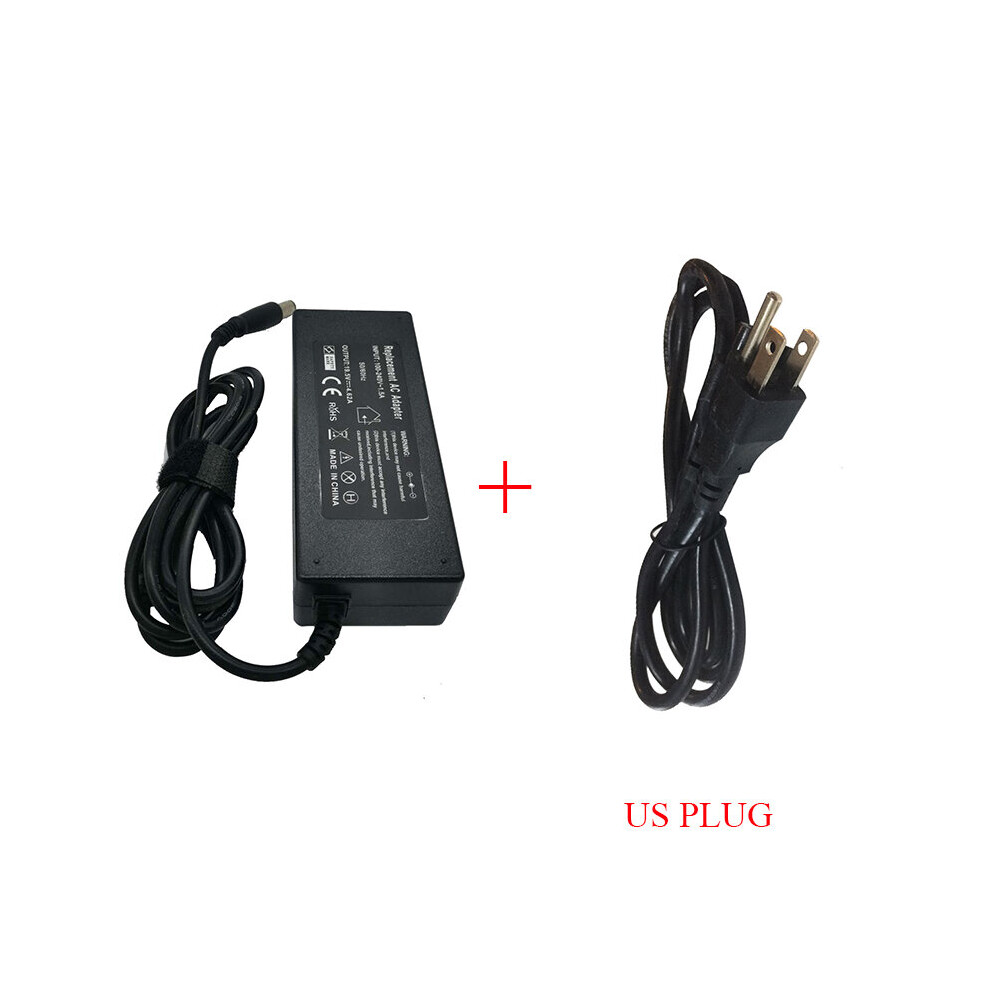 (A-With Us Plug) 19.5V 4.62A 90W Laptop Ac Adapter Dc Charger For Dell E4300 E4310 E5400 E5410 E5420 E5500 1420 1501 1521 1525 D400 Inspiron 14R 4855672910890