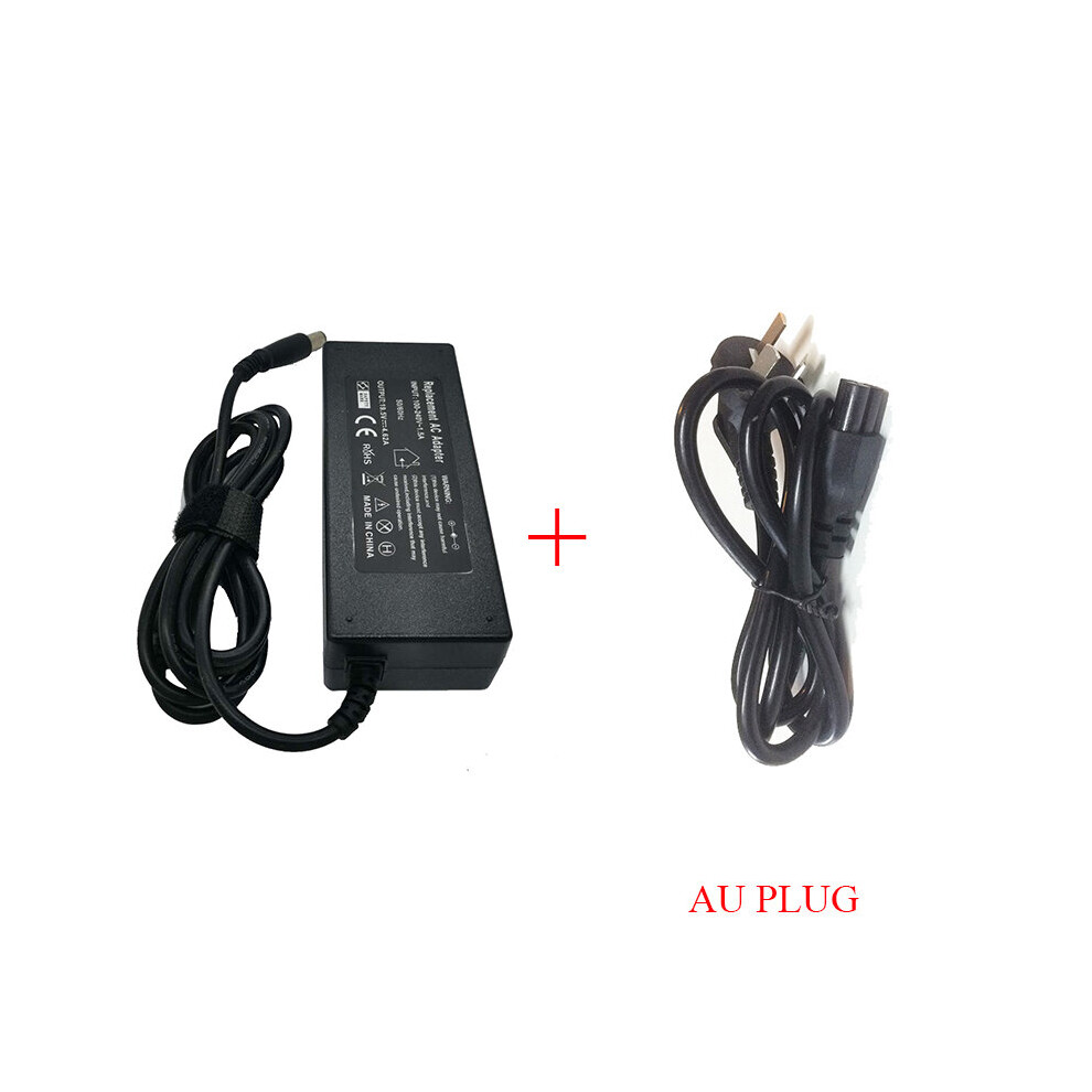 (A-With Au Plug) 19.5V 4.62A 90W Laptop Ac Adapter Dc Charger For Dell E4300 E4310 E5400 E5410 E5420 E5500 1420 1501 1521 1525 D400 Inspiron 14R 4855672910869