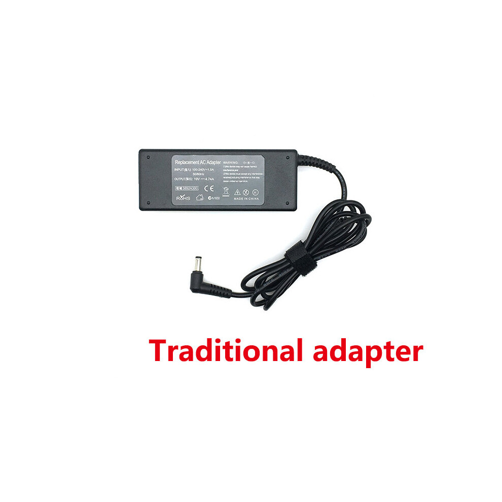 (A-Traditional Adapter) 19V 4.74A 5.5*2.5Mm 90W Laptop Adapter Power Charger Adp-90Yd For Asus K53 A52f A53e A53s A53u A55vd D550ca D550m F555la Adp-9 4855672918551