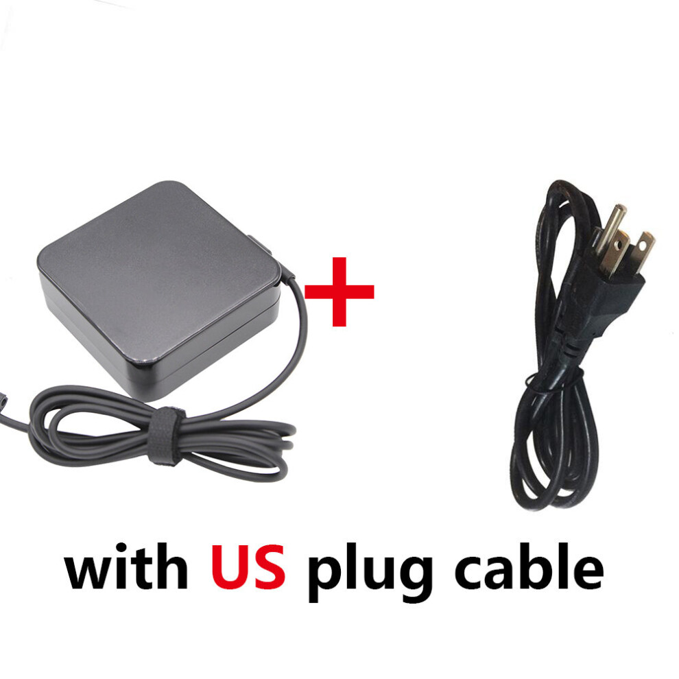 (A-With Us Plug) 19V 4.74A 5.5*2.5Mm 90W Laptop Adapter Power Charger Adp-90Yd For Asus K53 A52f A53e A53s A53u A55vd D550ca D550m F555la Adp-90S 4855672918605