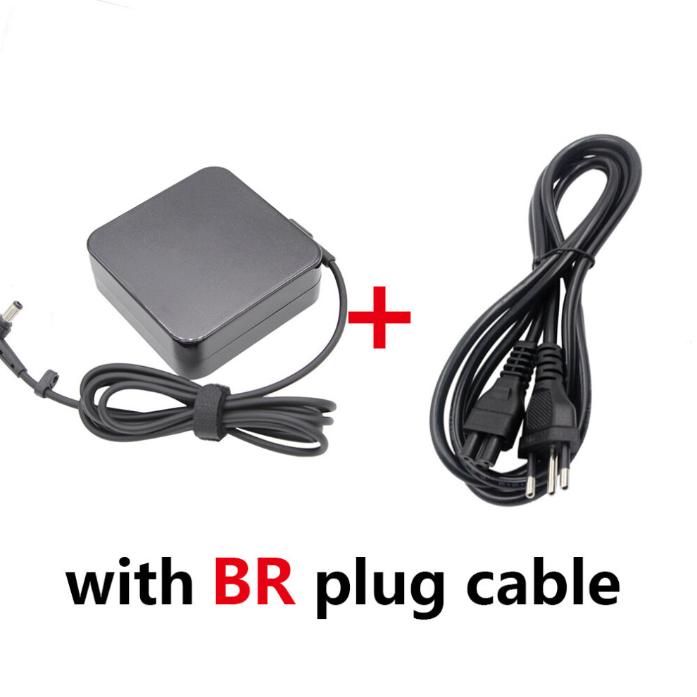 (A-With Br Plug) 19V 4.74A 5.5*2.5Mm 90W Laptop Adapter Power Charger Adp-90Yd For Asus K53 A52f A53e A53s A53u A55vd D550ca D550m F555la Adp-90S 4855672918575