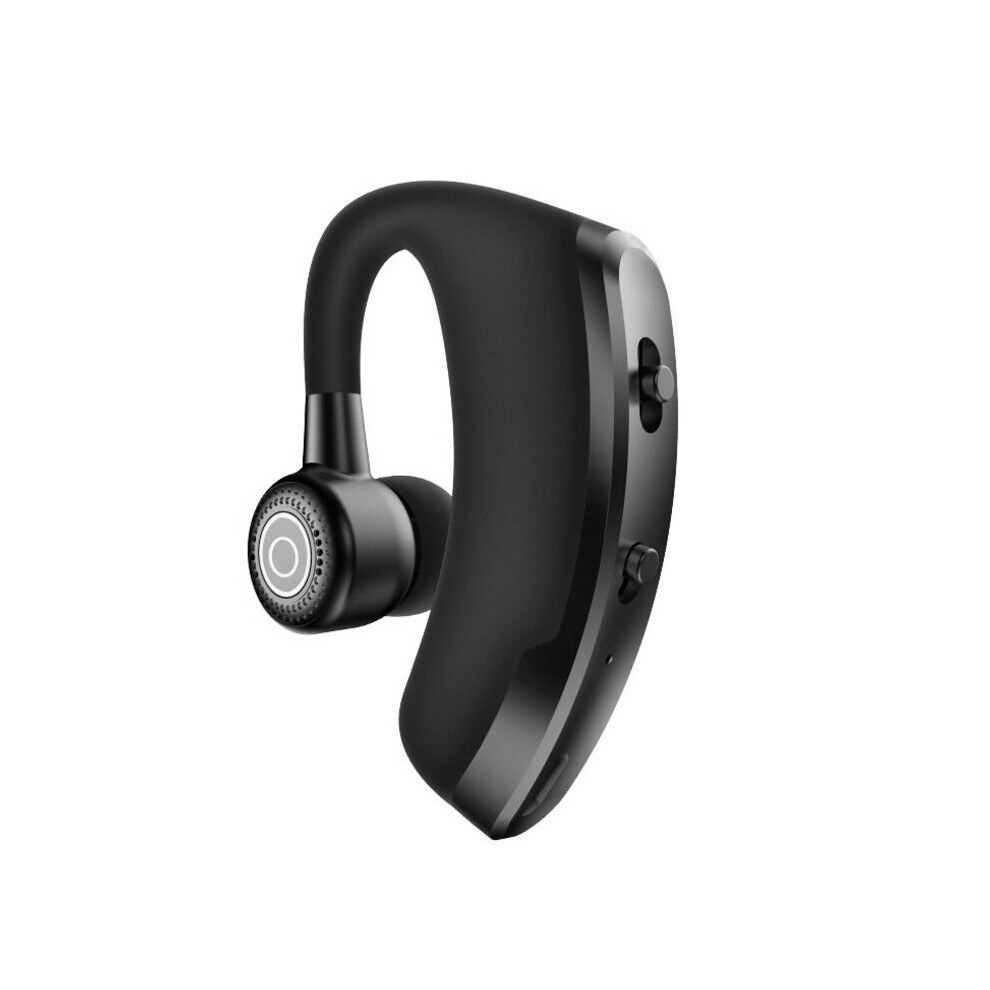(A-) V18 Bt Headphones Wireless Compatible Earphone Earhook Earbud With Microphone Stereo Headsets Muti-Control Earbud Black 4851205047972