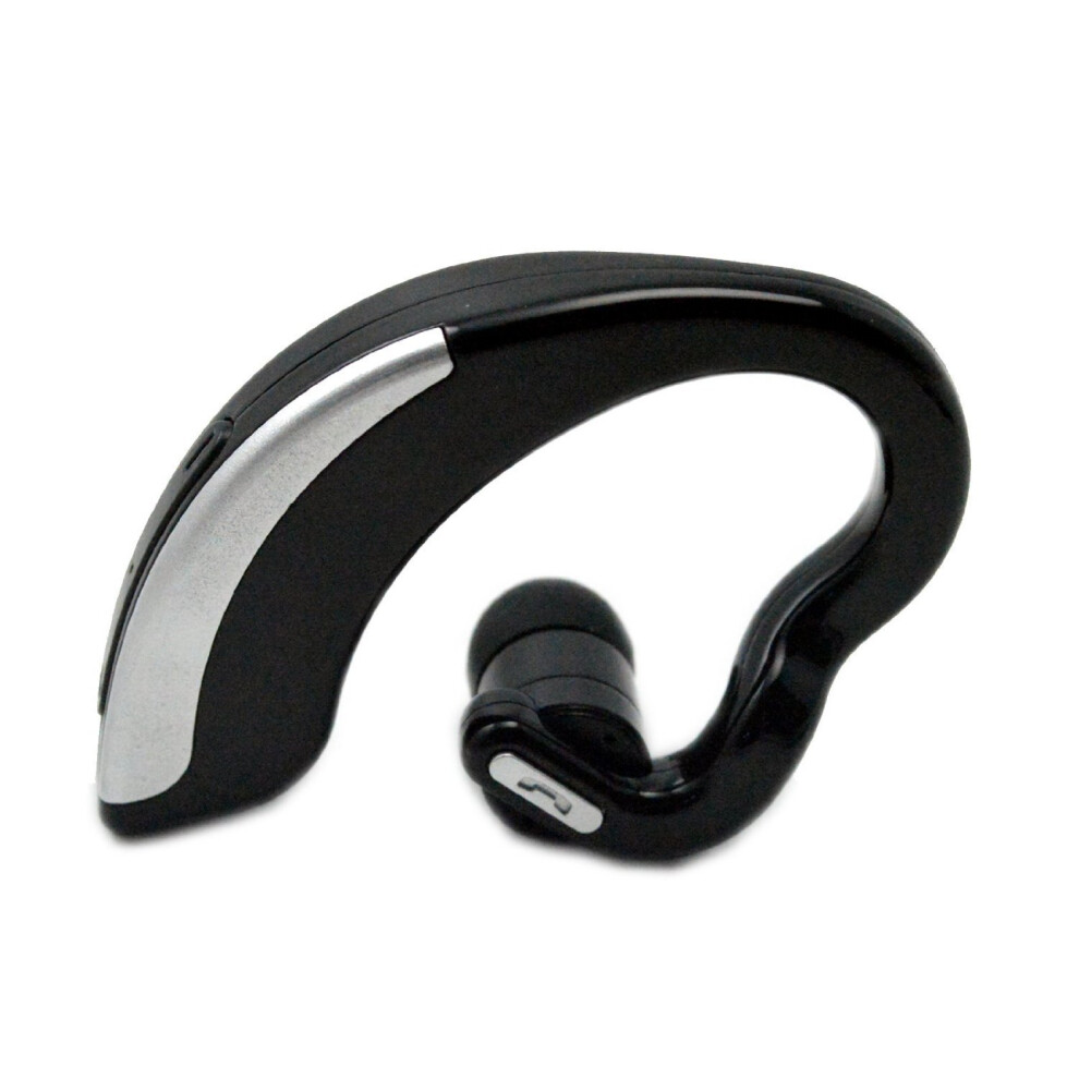 (A-) V18 Bt Headphones Wireless Compatible Earphone Earhook Earbud With Microphone Stereo Headsets Muti-Control Earbud Silver 4851205048009