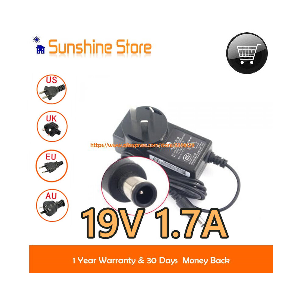 (A- 19V 1.7A) Au Plug Genuine Ads-40Fsg-19 19032G 19032Gpcn-1 19V 1.7A 32W Ac Adapter For Lg E1948s E2242c E2249 Lcd Monitor Laptop Adapter Black 4855672991172