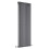 (590mm) Single Tall Vertical Oval Panel Radiator Anthracite 1800mm High 1