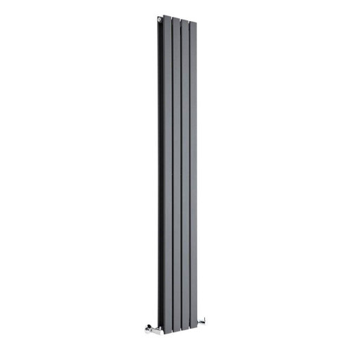 (272mm) Double Tall Vertical Flat Panel Radiator Anthracite 1800mm High