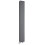 (236mm) Double Tall Vertical Oval Panel Radiator Anthracite 1600mm High 1