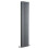 (354mm) Double Tall Vertical Oval Panel Radiator Anthracite 1600mm High 1