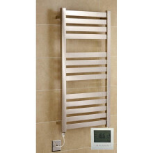 (500mm x 760mm, Yes) Algarve Stainless Steel Electric Heated Towel Rails