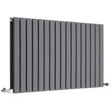 (1428mm) Double Flat Panel Radiators 600mm High - Anthracite