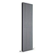 (680mm) Double Tall Vertical Flat Panel Radiator Anthracite 1800mm High