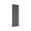 (590mm) Single Tall Vertical Oval Panel Radiator Anthracite 1600mm High 1