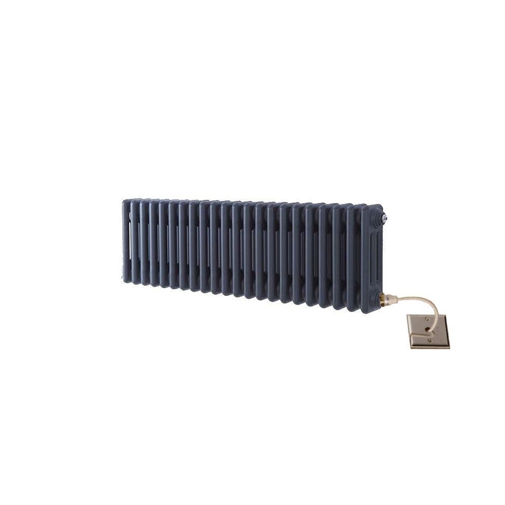 (1010mm) Traditional Anthracite 3 Column Electric Radiators 300mm High