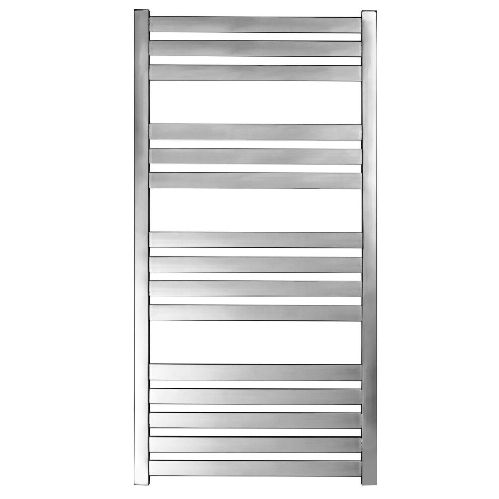 (500Mm X 1165Mm, No) Algarve Stainless Steel Electric Heated Towel Rails 600978269401