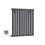 (1003mm) Electric Single Oval Panel Radiators 600mm High 413mm Wide  Anthracite 1