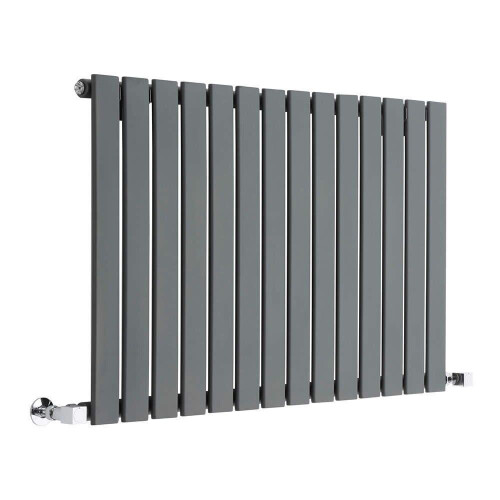 (1156mm) Single Flat Panel Radiators 600mm High - Anthracite