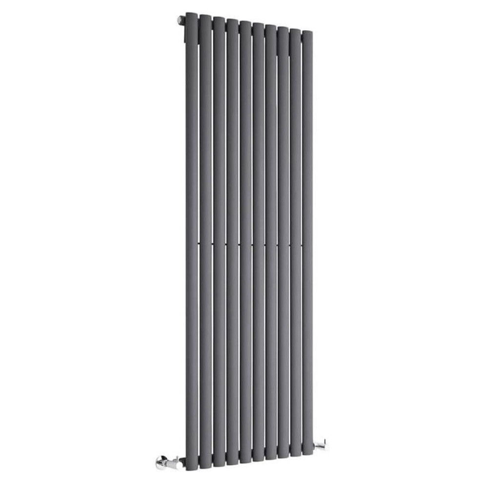 (Anthracite) Single Oval Tube Radiators Central Heating 1800 X 800 Vertical Column Rad 5065000318222