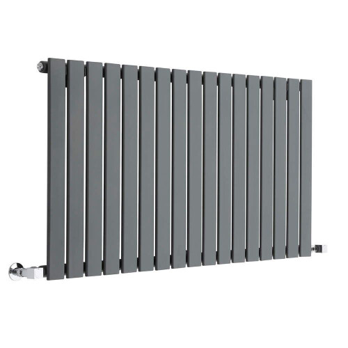 (1428mm) Single Flat Panel Radiators 600mm High - Anthracite