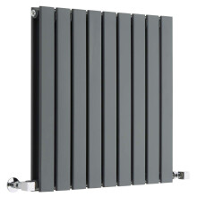 (612mm) Double Flat Panel Radiators 600mm High - Anthracite