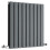 (612mm) Double Flat Panel Radiators 600mm High - Anthracite 1
