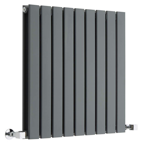 (612mm) Double Flat Panel Radiators 600mm High - Anthracite