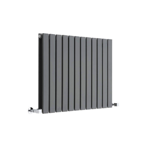 (884mm) Double Flat Panel Radiators 600mm High - Anthracite
