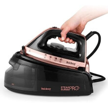 1.2 L Detachable Water Tank, Vertical Steam For Curtains And Hanging Garments, Anti-Drip and Anti-Calc Function, 2400W, Rose Gold