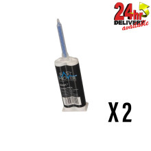2 x Fast Mover FMT6340 2K Pu Plastic Repair Rigid Cartridge 50ml