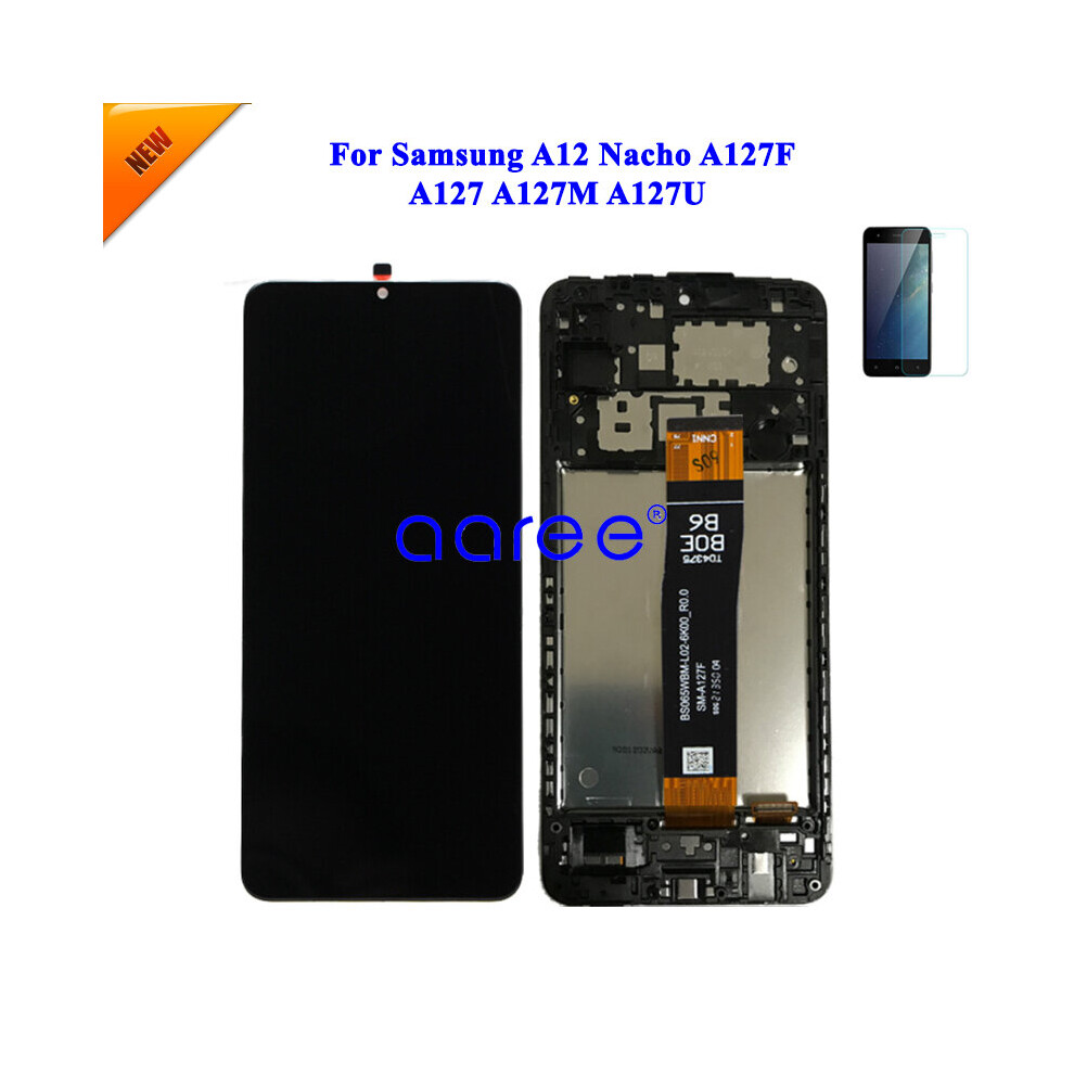 (Original No Frame) Lcd Screen Original For Samsung A12 Nacho Lcd A127 Lcd For Samsung A12 Nacho A127f Lcd Screen Touch Digitizer Assembly 6242911755981