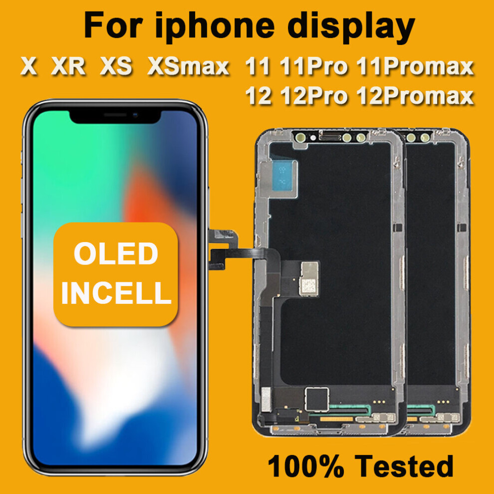 (Xs-Oled) Aaa+++ Oled For Iphone X Xr Xs Max Lcd Incell For Iphone 11 12 Pro Max Lcd Display With 3D Touch Screen Digitizer Assembly 6242911672455