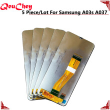 5 Piece /Lot Original AMOLED For Samsung Galaxy A03s A037 A037F A037M A037FD LCD Display Monitor Touch Screen Digitizer Assembly