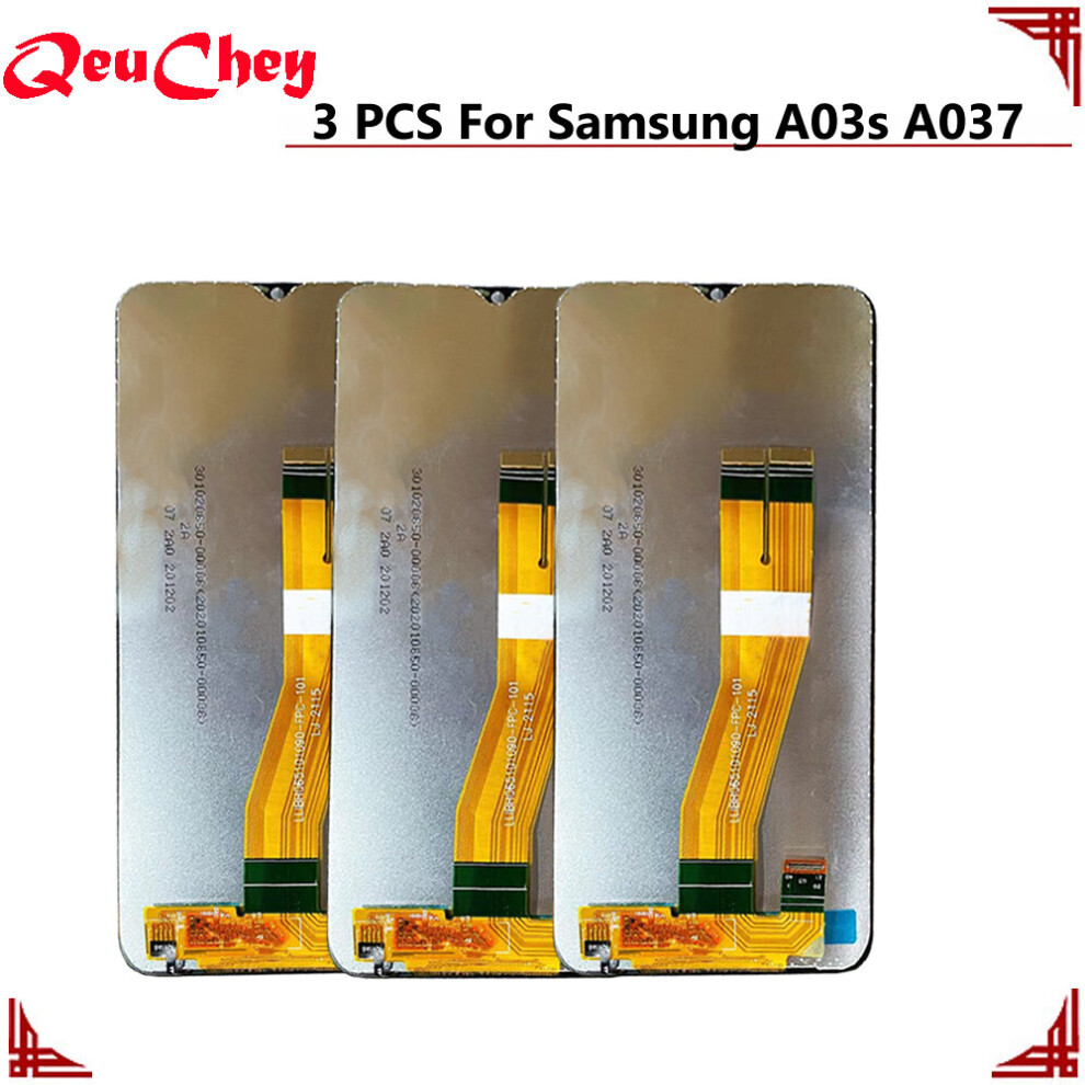 3 Pcs Original Amoled For Samsung Galaxy A03s A037 A037f A037m A037fd Lcd Display Monitor Touch Screen Digitizer Assembly 6242911737789