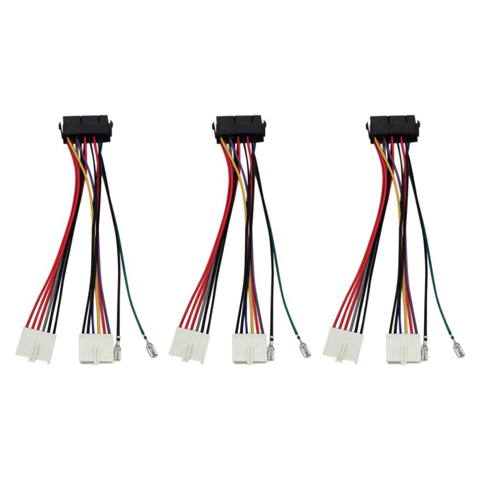 20Pin Atx To 2-Port 6Pin At Psu Converter Power Cable 20 Pin Atx To At Power Cable 20Cm For 386 286 486 586 Old Computer 4762997351539