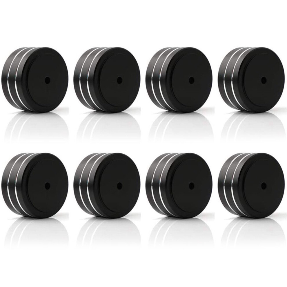 8Pcs 40X20mm Aluminum Hifi Amp Speaker Isolation Stand Turntable Dac Feet Pad 4761382916452