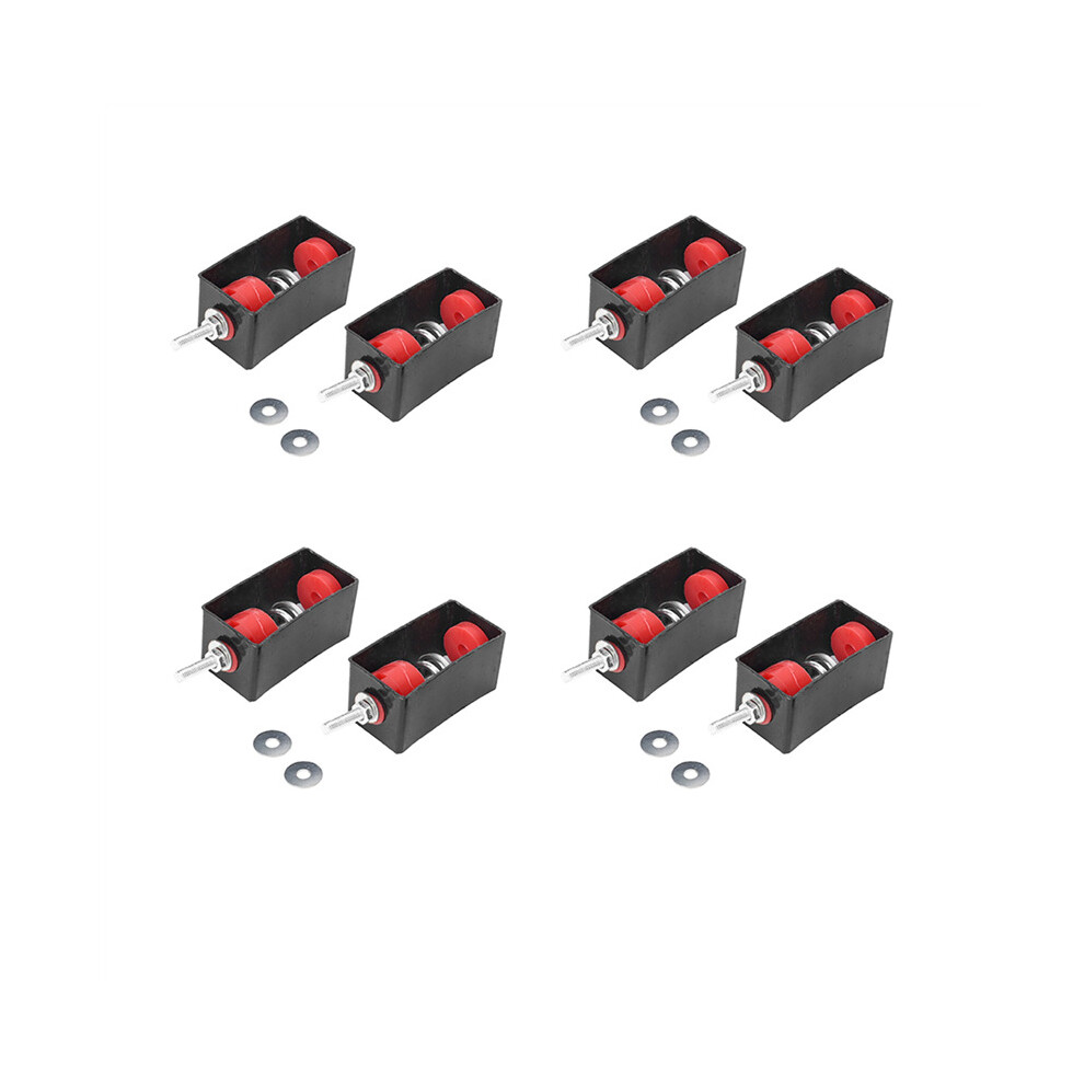 Elastomeric Hanger - Spring Vibration Isolator - Anti Vibration Ceiling Suspended Mounted (8 Pack) 4761382911921
