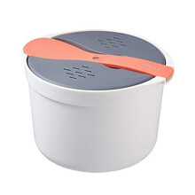 Microwave Rice Cooker Multifunctional Cookware Steamer 67.6 oz./2 L for Home Kitchen Rice Cooking