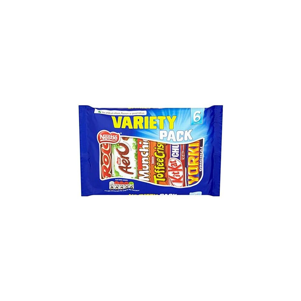 Nestle Variety Pack Mixed Multipack Chocolate Bars 6 x 3