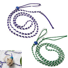 Adjustable Hamster Leash Harness for Rats Ferret Mouse Squirrel Small Animal Pack of 2