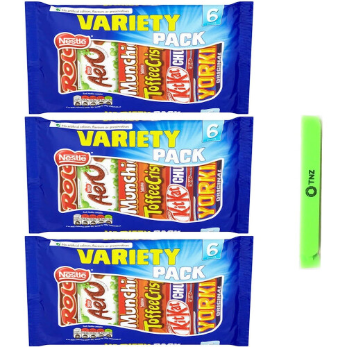 Nestle Nestle Variety Pack Mixed Multipack Chocolate Bars 6 x 3 2