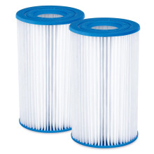 Summer Waves P57000202 Swimming Pool Pump Type A/C Filter Cartridge, Pack of 2
