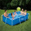 Summer Waves Summer Waves 8.5 Feet Rectangular Small Frame Above Ground Swimming Pool - Blue 3