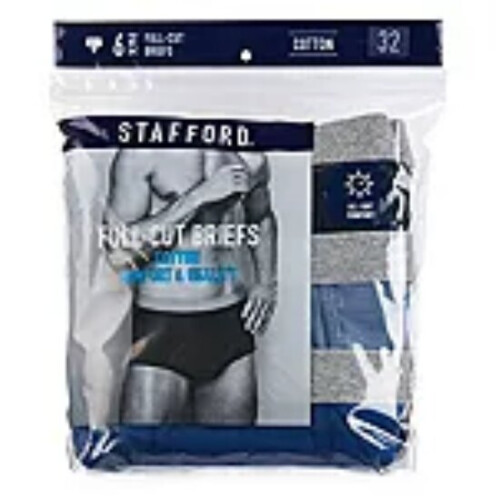 Stafford Full-Cut 6 Pack Briefs 1