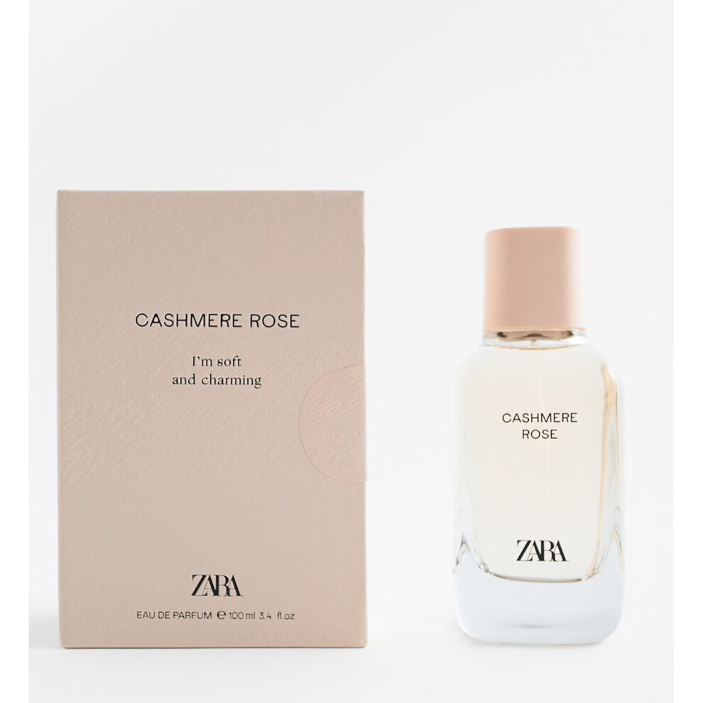 Zara Cashmere Rose Woman EDP 100 ml 3.4 Oz New Perfume Fragrance