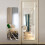 Living And Home (White) Full Length Mirror with Rounded Corners Door Hanging Hooks 3