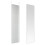 Living And Home (White) Full Length Mirror with Rounded Corners Door Hanging Hooks 4