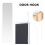 Living And Home (White) Full Length Mirror with Rounded Corners Door Hanging Hooks 6