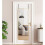 Living And Home (Gold) Full Length Mirror with Rounded Corners Door Hanging Hooks 2