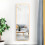 Living And Home (Gold) Full Length Mirror with Rounded Corners Door Hanging Hooks 1